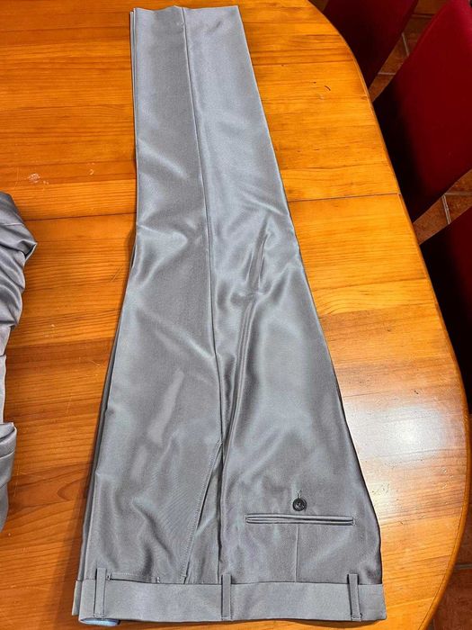 Fato Clássico -Cinza metalizado