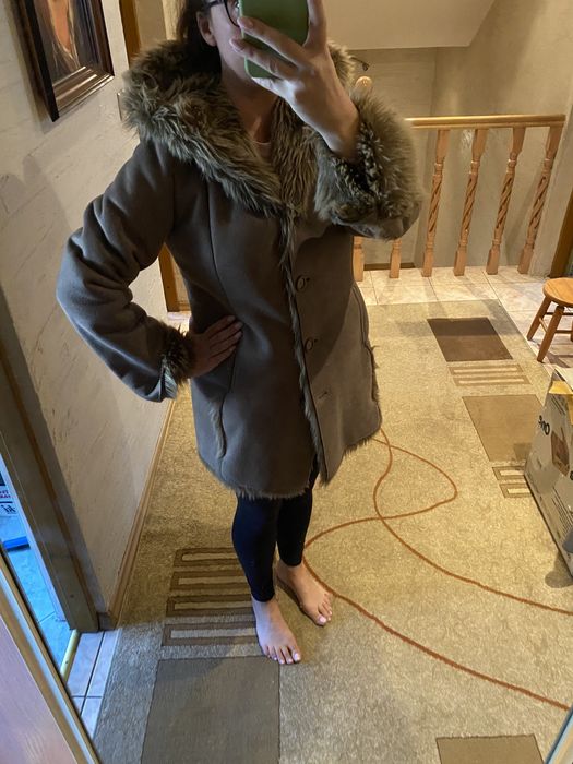 Kożuch ze skóry ekologicznej