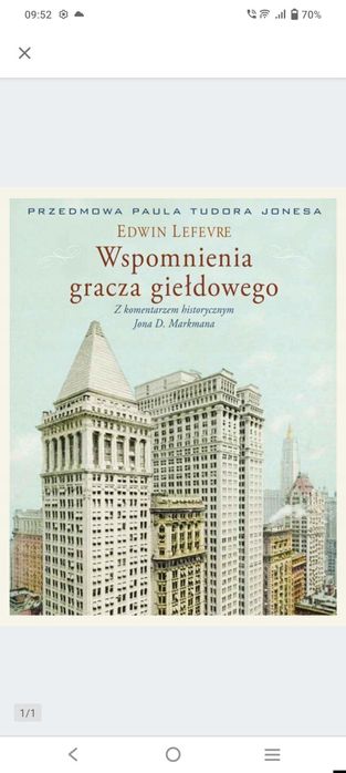 Wspomnienia Gracza Giełdowego J LIVERMOORE