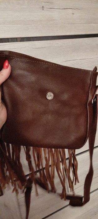 Nowa listonoszka Vezze brąz fredzle