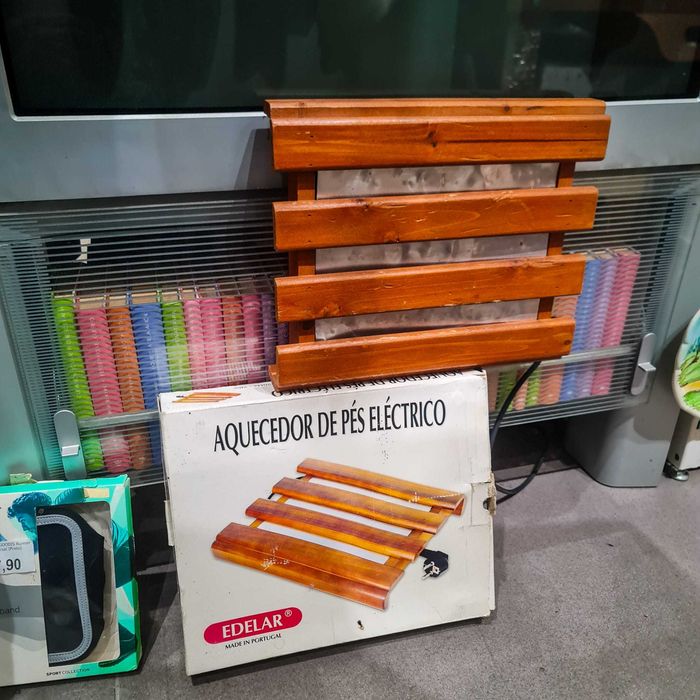 Aquecedor Pés Elétrico Madeira (Fabricado em Portugal)