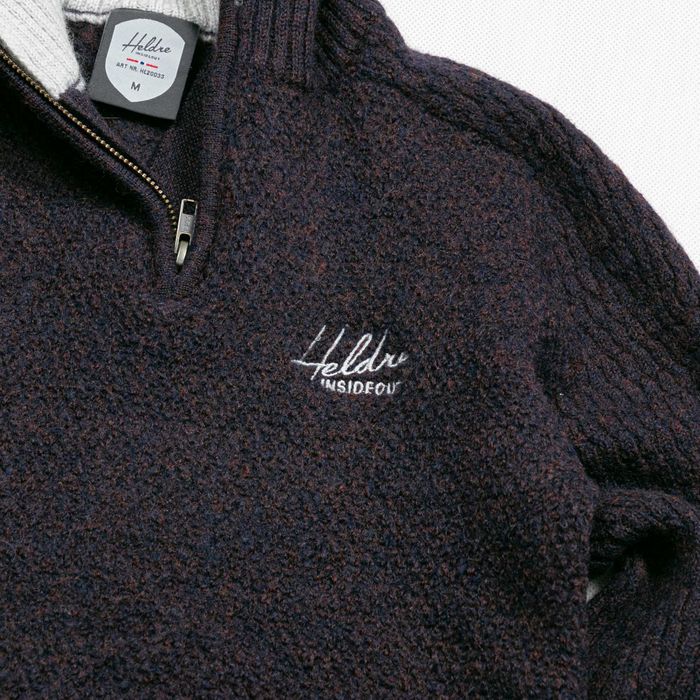 Heldre Tora Low Neck Sweater wełniany sweter z golfem S