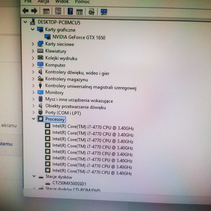 Komputer stacjonarny Intel (R) Core i7