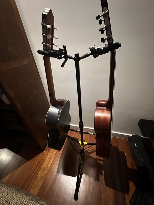 Suporte guitarra duplo Hercules GS422BPLUS