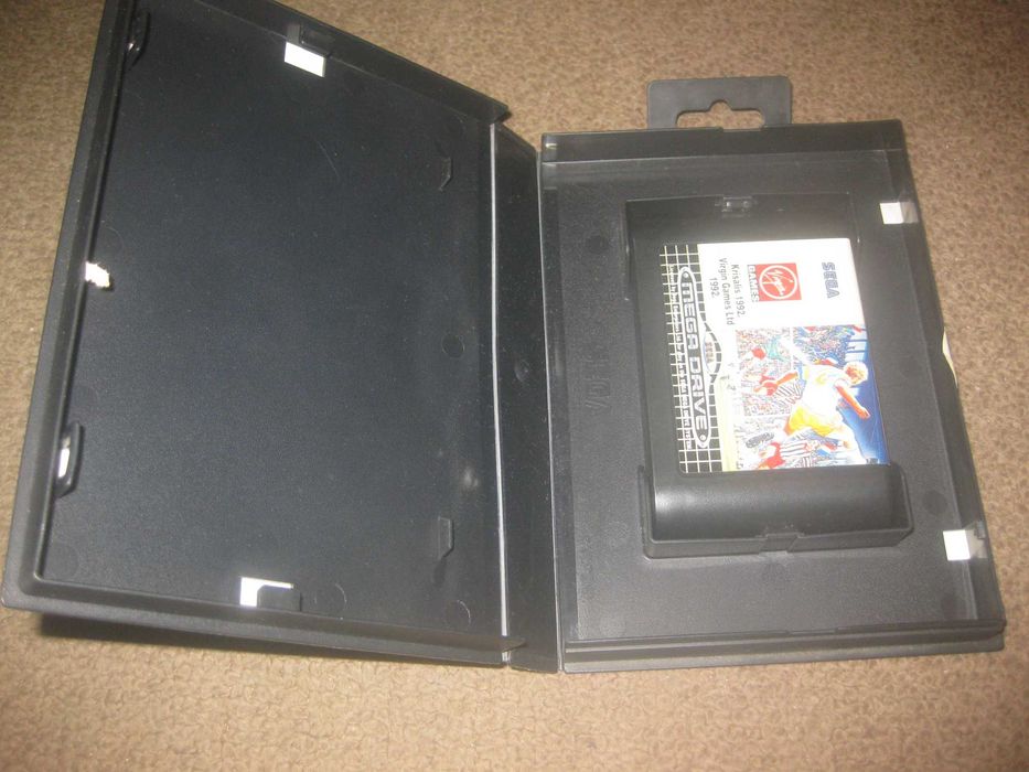 Jogo "European Club Soccer" para Sega Mega Drive