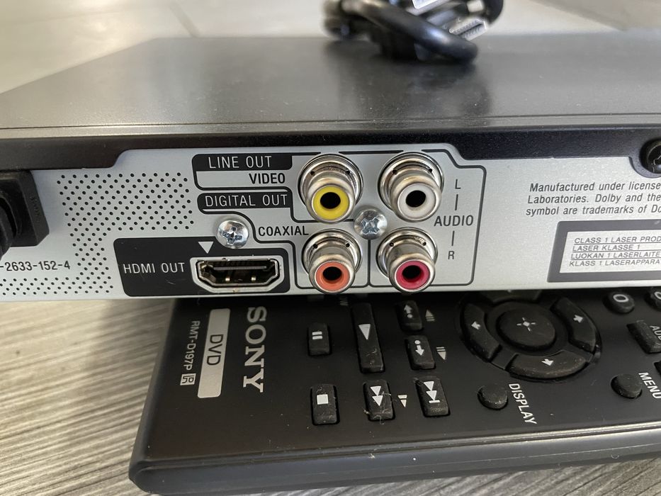 Sony dvd com comando