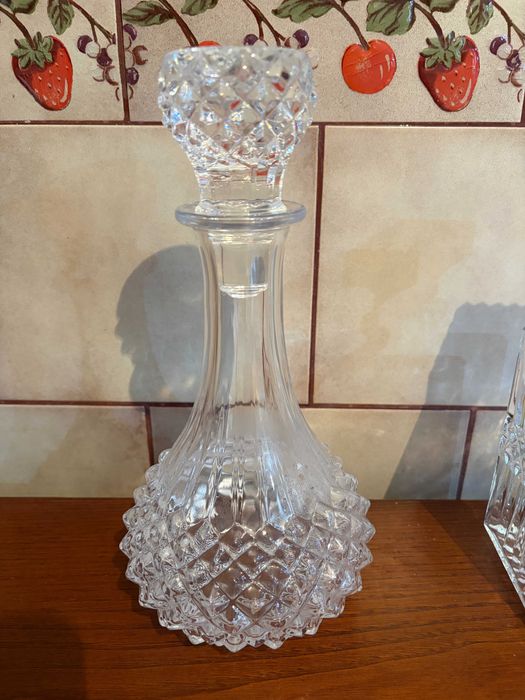 Excelente Serviço de Copos Cristal d'Arques "Longchamp" + Garrafas Cristal (Atlantis)