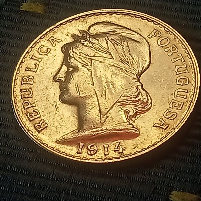 moeda prata 50 centavos 1914