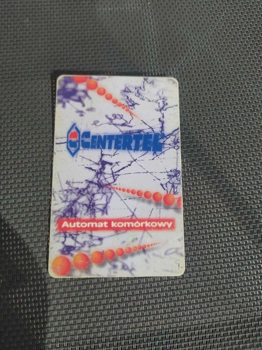 Centertel - automat komórkowy, karta telefoniczna, nieużywana, unikat
