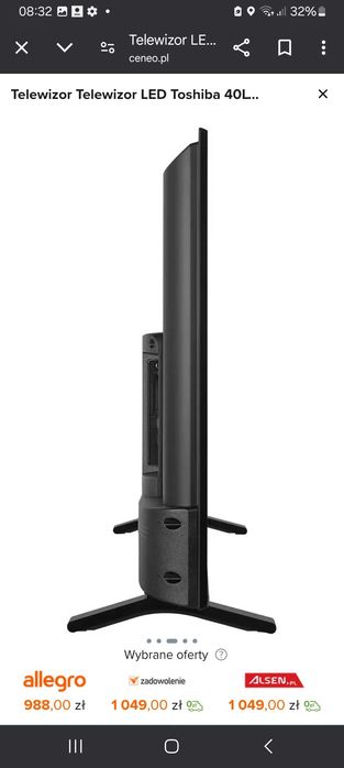 Telewizor toshiba 40"