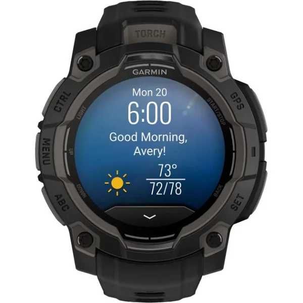 Garmin Instinct 3 45mm AMOLED Black with Black Band (010-02936-00/40)