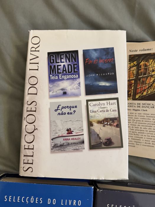 5 livros Coleção Selecções do Livro"