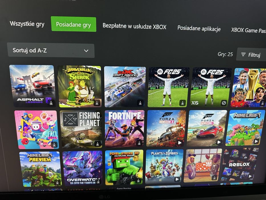 Xbox one S 1TB z grami i padami