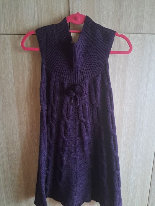 Vestido malha roxo