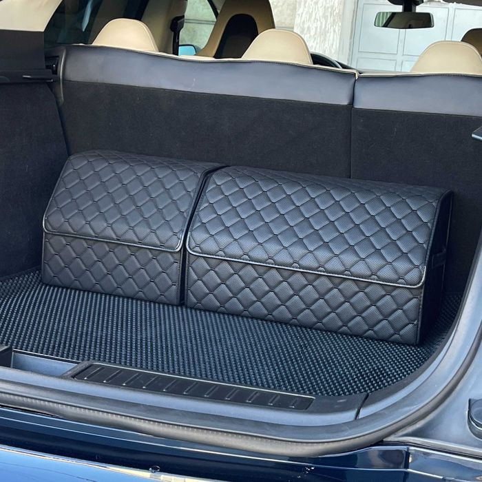 ПОСИЛЕНИЙ! Органайзер в авто, сумка в багажник, автокейс, еко шкіра