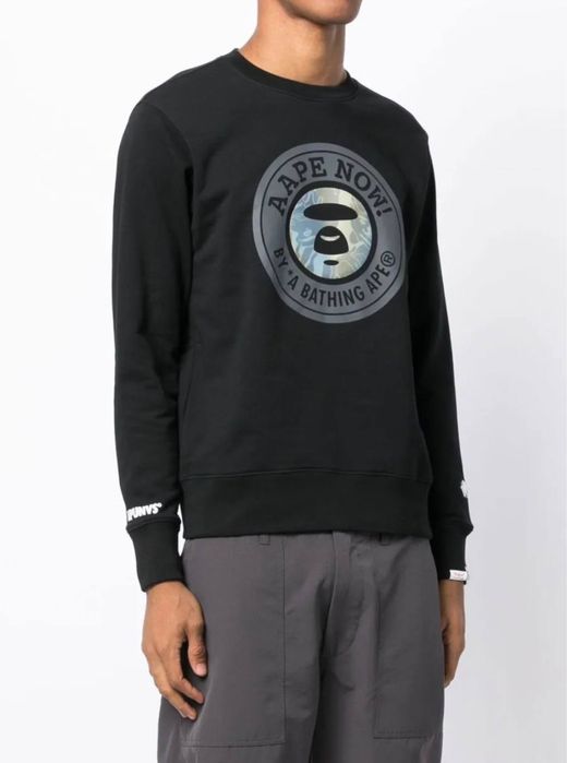 Світшот AAPE BY A BATHING APE Original чорний | Новий | Розмір M