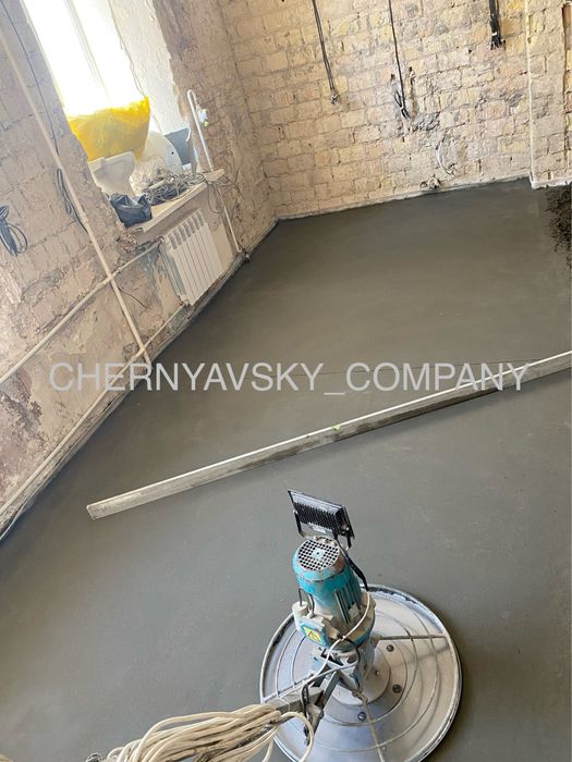 Машинна стяжка пола.