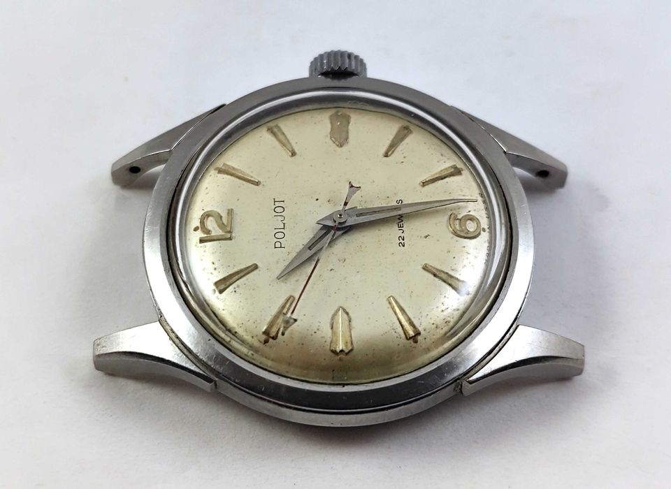 Редкие Полет Poljot 22 jewels. Аналог часов Родина. Нержавеющая сталь.