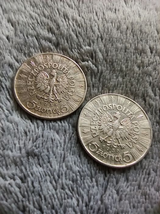 Piłsudski 5zł zestaw