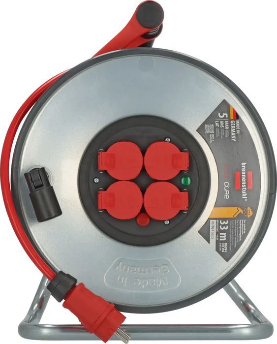 Brennenstuhl Steelcore Sc 3214 Przedłużacz Bębnowy 33M 3G2,5 Ip44