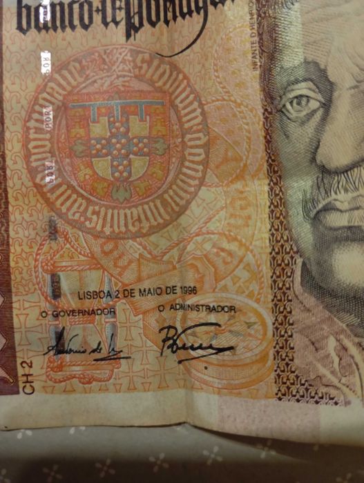 Nota de 10 000 escudos, de 2 de Maio de 1996