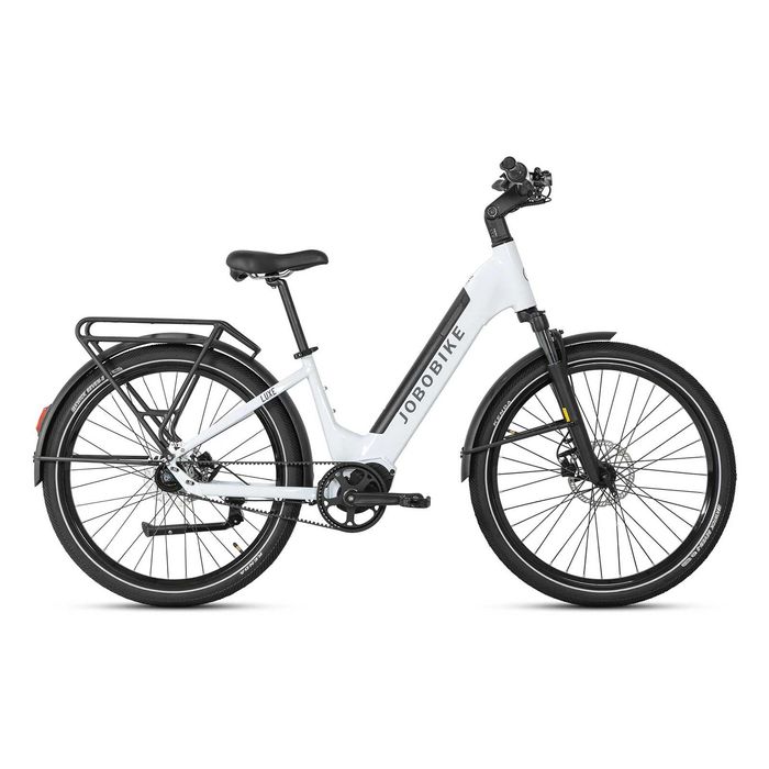 Rower Elektryczny Jobobike Luxe Miejski Pasek Węglowy Centralny Silnik