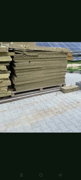 Wełna twarda w płytach grubość 15cm.  550m2