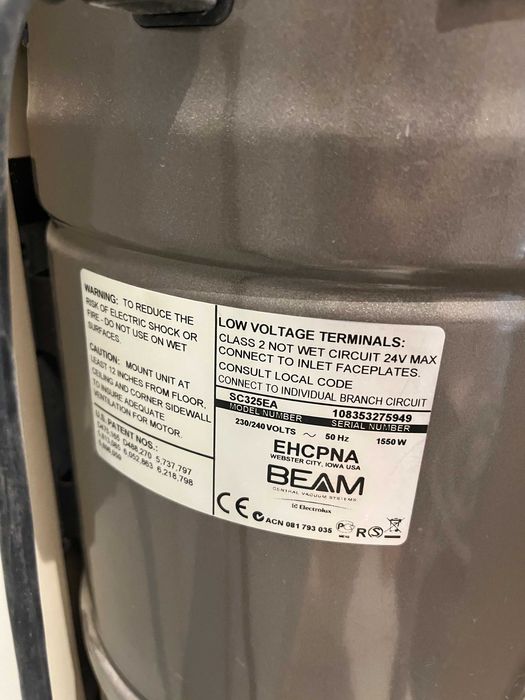 Odkurzacz centralny BEAM SC325EA Electrolux + akcesoria