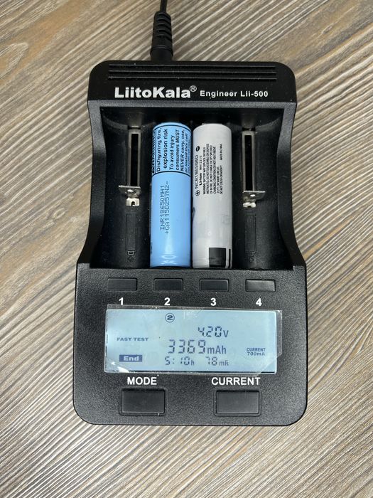 Акумулятори LG MH1 3400mah 18650 Li-ion 10А середньотокові 2023 рік