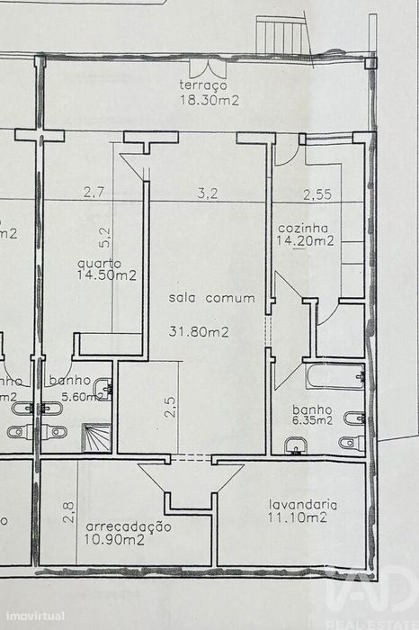 Apartamento T3 em Silves de 105 m2
