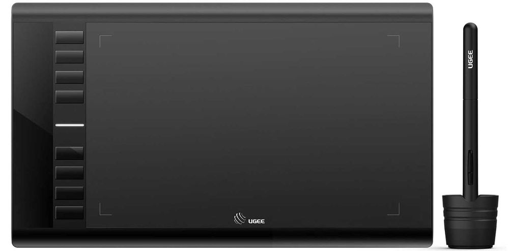 Tablet graficzny Ugee M708 10X6 cali z 8 klawiszami skrótów 25,4X15,2