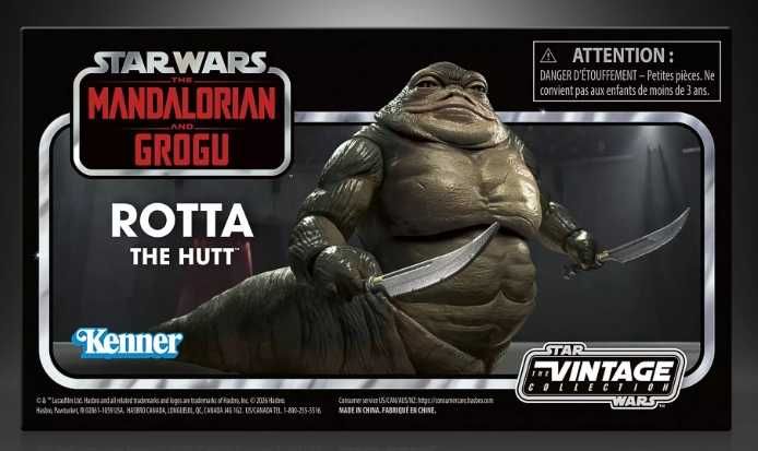 STAR WARS The Vintage Collection Rotta the Hutt (novo-selado)