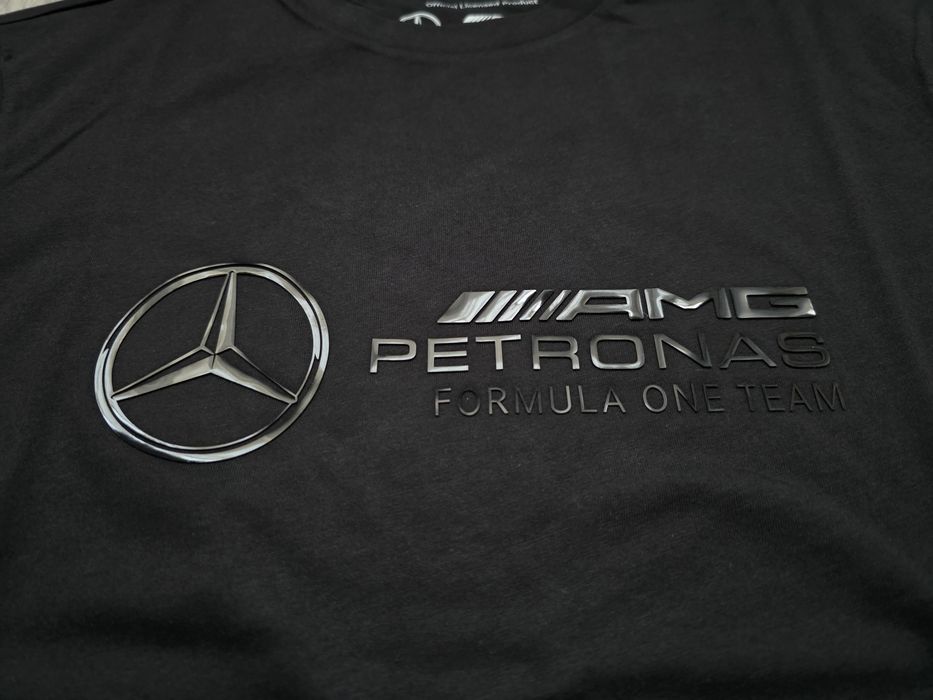 Stealth logo, koszulka Mercedes AMG Petronas Formula One Team, F1, S