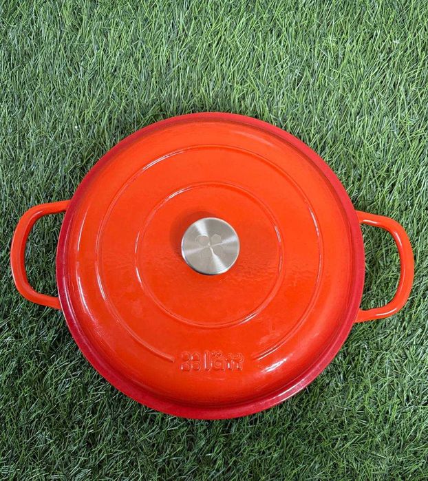 Чавунна каструля LÄTT Home Cocotte 3.2 л | 30 см | з кришкою