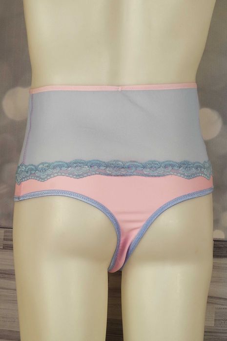 Slipy, stringi męskie koronkowe, bielizna crossdress, rozmiar L/XL