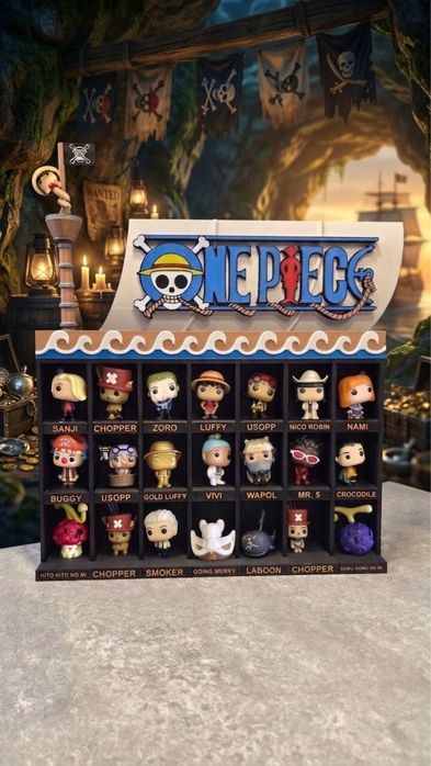 Підставка органайзер Корабель‼️One Piece для фігурок Kinder Ван Піс