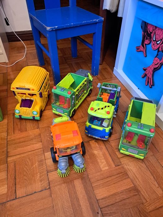 Banco com trash pack