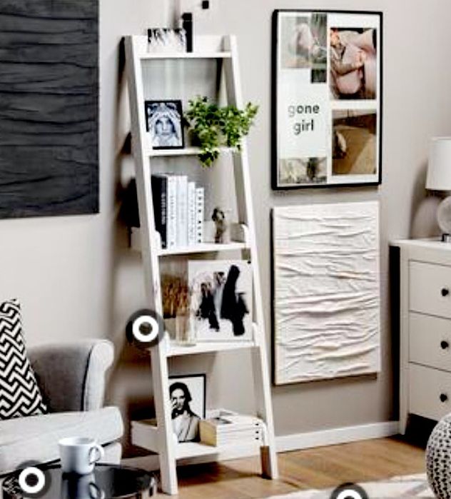 Estante Escada Branca