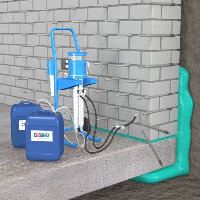 Osuszanie iniekcja krystaliczna żywicą podnoszenie posadzek ŁÓDŻ okol