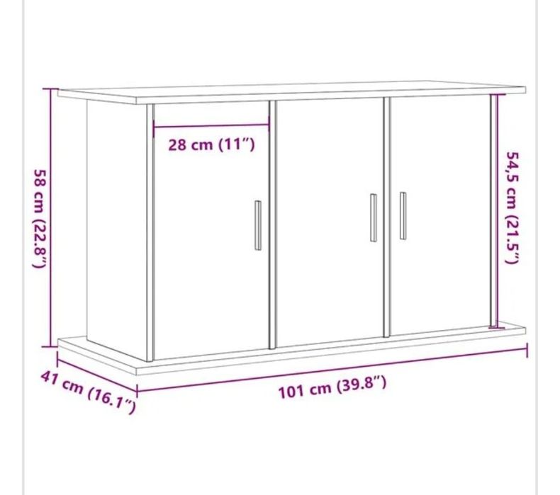 Móvel para aquario 100cm