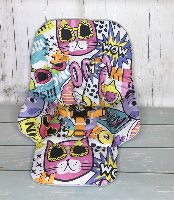 Ремені безпеки, універсальні на стільчик для годування, в коляску