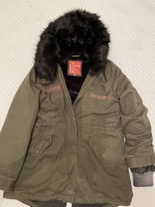 Куртка  унисекс парка демисезонная на подстежке