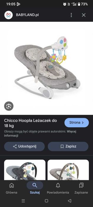 Chicco Hoopla leżaczek