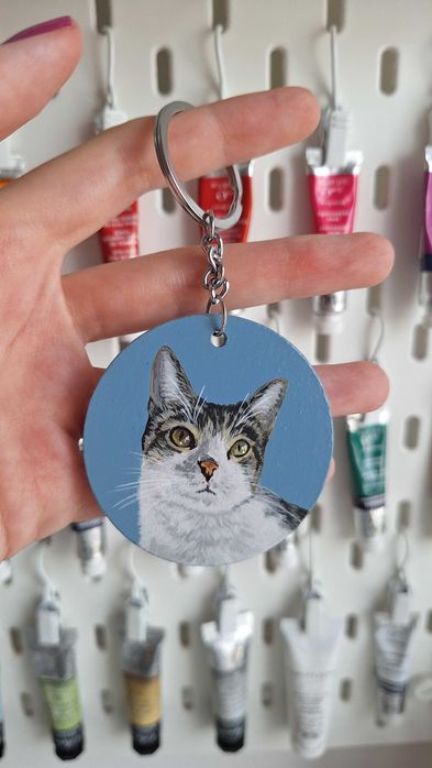 Retratos de animais personalizados em tinta acrílica