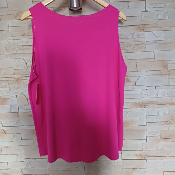 Bluzka na ramiaczkach ze srebrną nitką, nowa