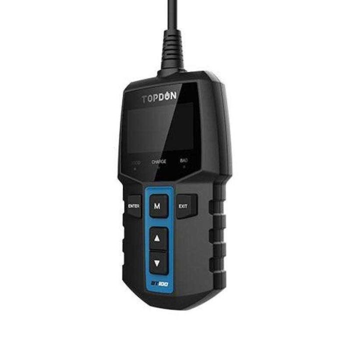 Тестер акумулятора TOPDON BT-100 | Перевірка АКБ 6V/12V | Авто, мото