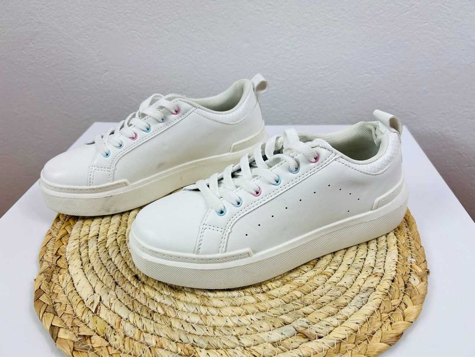 Nowe białe damskie buty sneakersy Promod Rozmiar 37