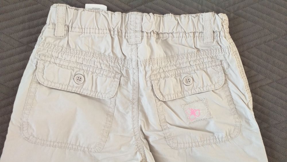 Cienkie spodnie rybaczki r. 128 H&M