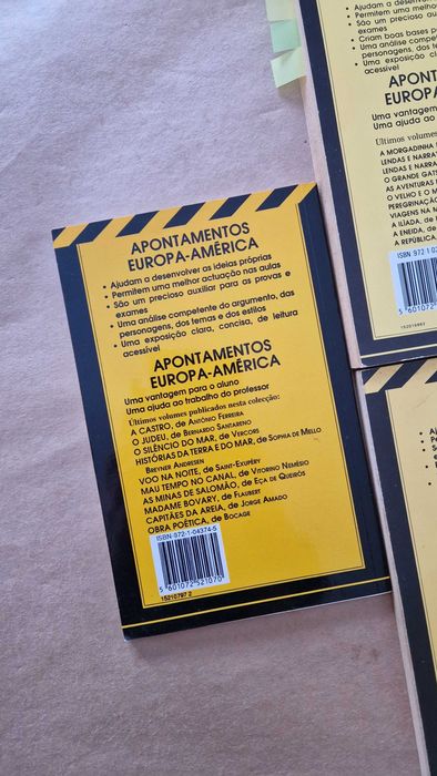 Livros de apoio à leitura