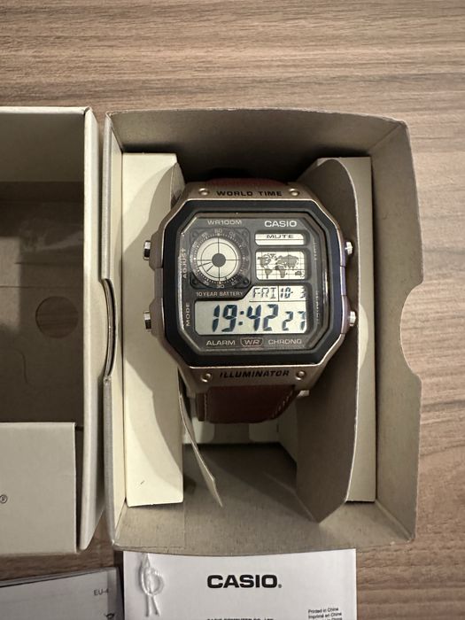 Casio AE-1200WHL-5AV World Time Illuminator